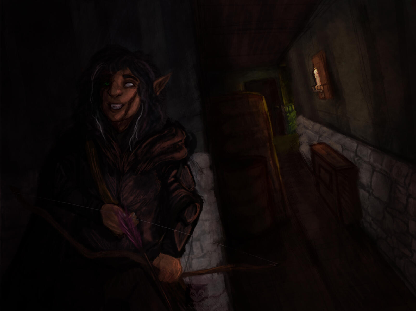 Hallway - Commissioned by Dudelad